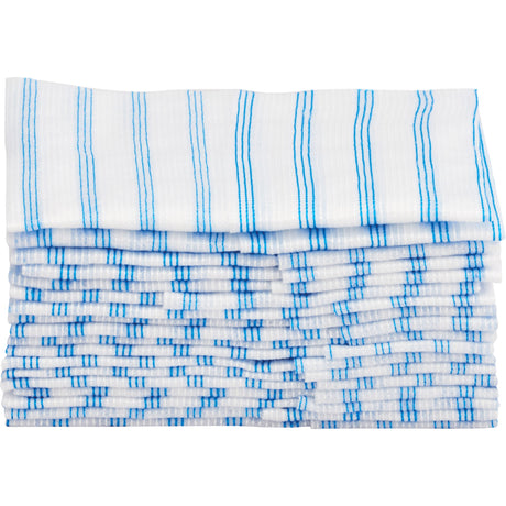 Hygen Disposable Single-Use Cloths, Microfibre, Blue/White