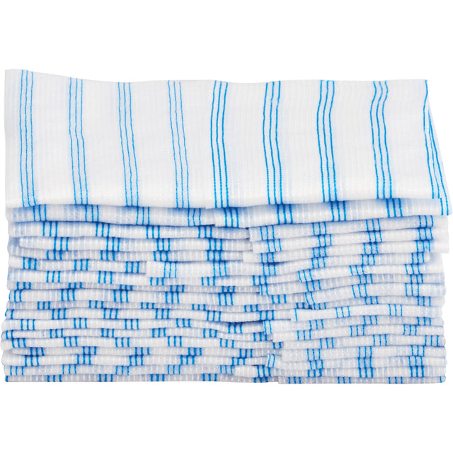 Hygen Disposable Single-Use Cloths, Microfibre, Blue/White