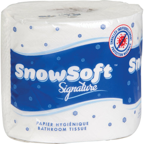 Sunset Converting Corporation Snow Soft™ Premium Toilet Paper, 2 Ply, 600 Sheets/Roll, 145' Length, White