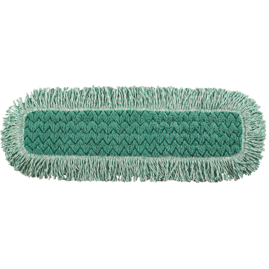 Rubbermaid Hygen Fringed Dust Pad, Hook and Loop Style, Microfibre