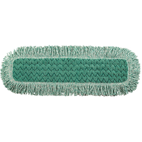 Rubbermaid Hygen Fringed Dust Pad, Hook and Loop Style, Microfibre