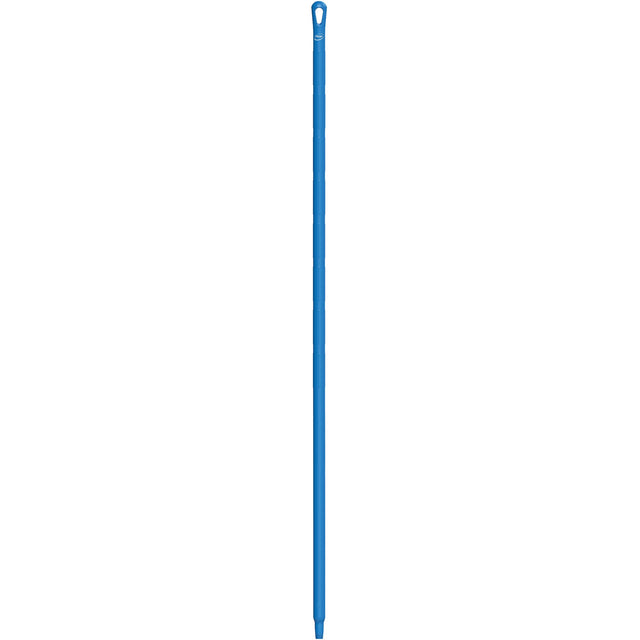 Vikan Ultra Hygiene Handle, Broom/Brush/Pad Holder/Scraper/Squeegee, Blue, Ergonomic, 67" L