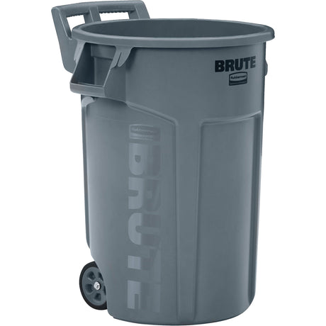 Rubbermaid Brute® Vented Wheeled Container, Plastic, 44 US gal.