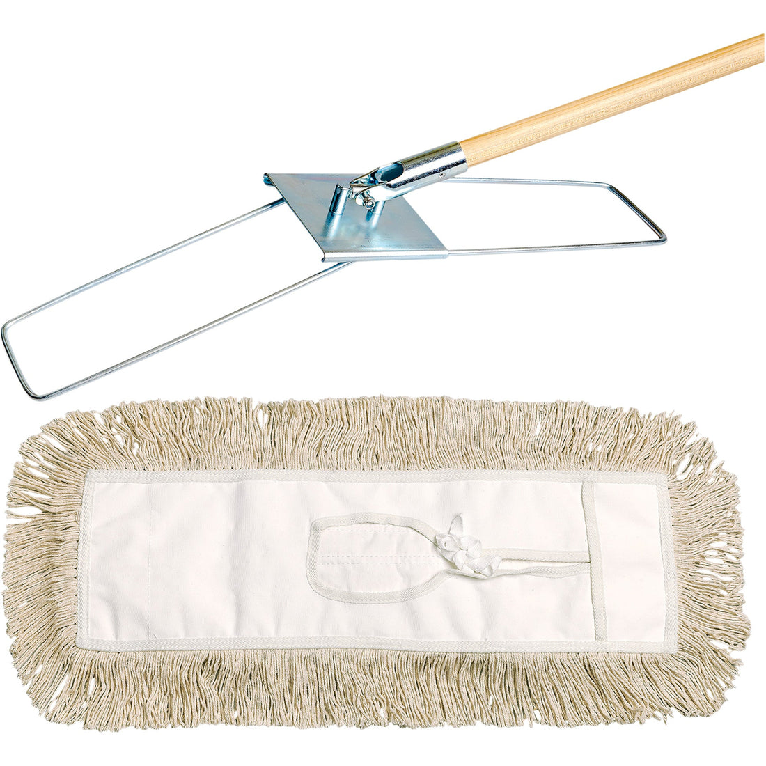 M2 Professional Break-Ezy Dust Mop System, Tie-On Style, Cotton