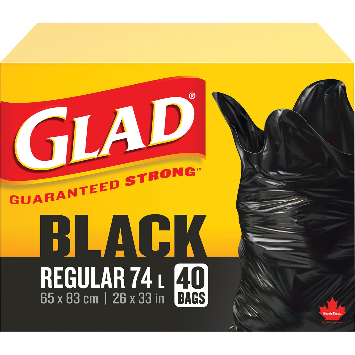 Glad Regular, Black