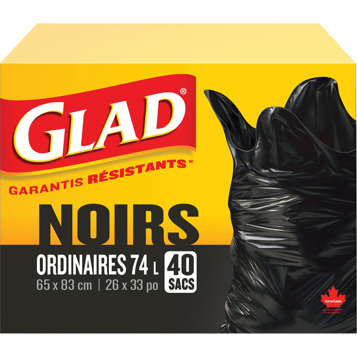 Glad Regular, Black