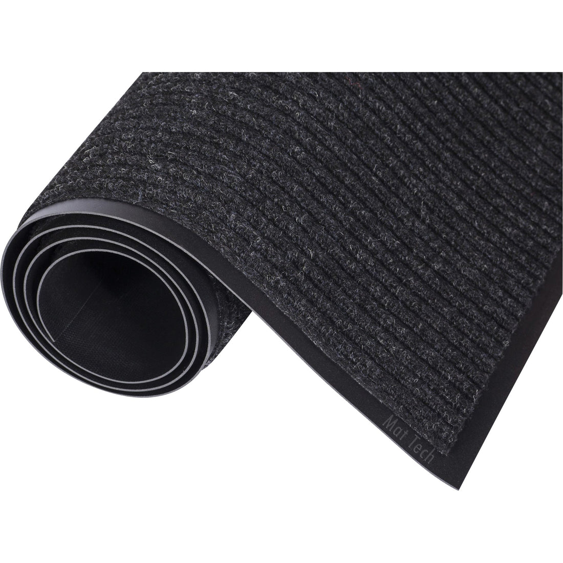 Mat Tech Prorib Entrance Matting, Wiper/Scraper, Charcoal
