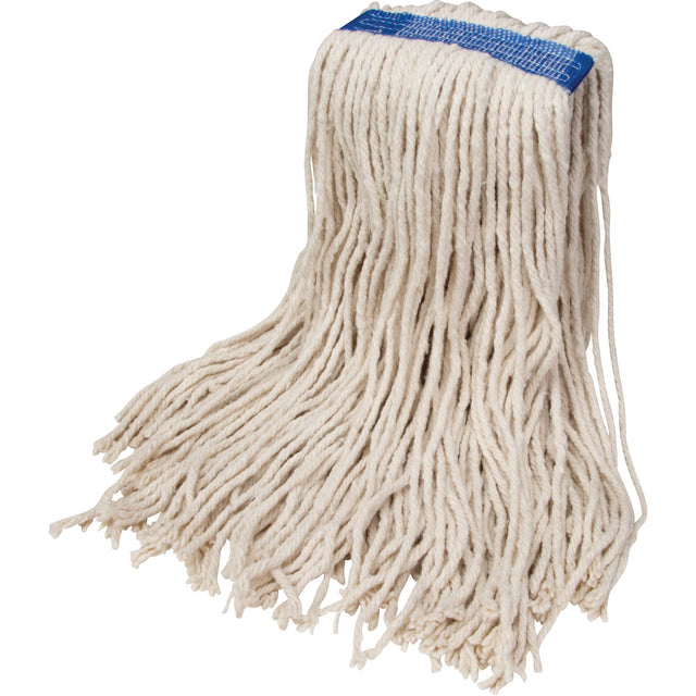 RMP Maintenance Wet Floor Mop, Cotton, Cut Style