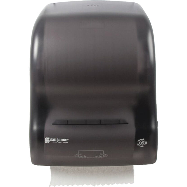 San Jamar Mechanical Hands-Free Towel Dispenser, No-Touch, 12.4" W x 9.3" D x 15.1" H