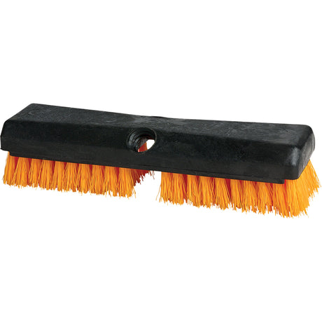 M2 Professional Cleaning Brush, 10" L, Polypropylene Bristles, Black/Red