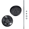 Rubbermaid Specialmade Cleaning Cart Wheel & Axle Kit