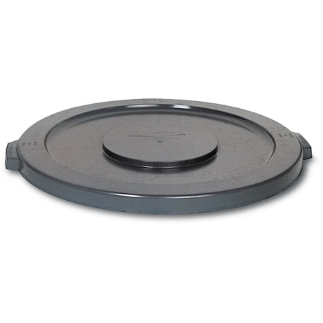 Rubbermaid Round Brute Tops, Flat Lid, Plastic/Polyethylene