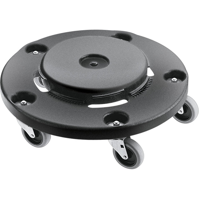 Rubbermaid Brute® Dolly, Polyethylene, Black, Fits: 20 - 55 US Gal.