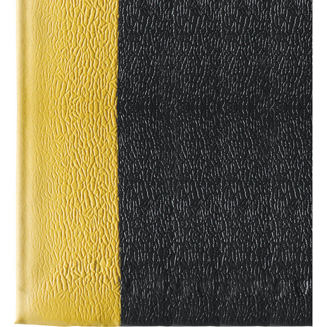 Wearwell Ultra-Tred ArmorCote Mats No. 440, Textured, Black/Yellow, Polyurethane/PVC Sponge