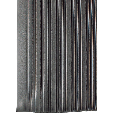 Wearwell Tuf Sponge No. 451 Mats, Ribbed, 3' x 60' x 3/8", Grey, PVC Sponge