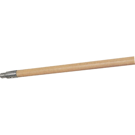 Rubbermaid Structural Foam Push Broom Handle, Wood, ACME Threaded Tip, 15/16" Diameter, 60" Length