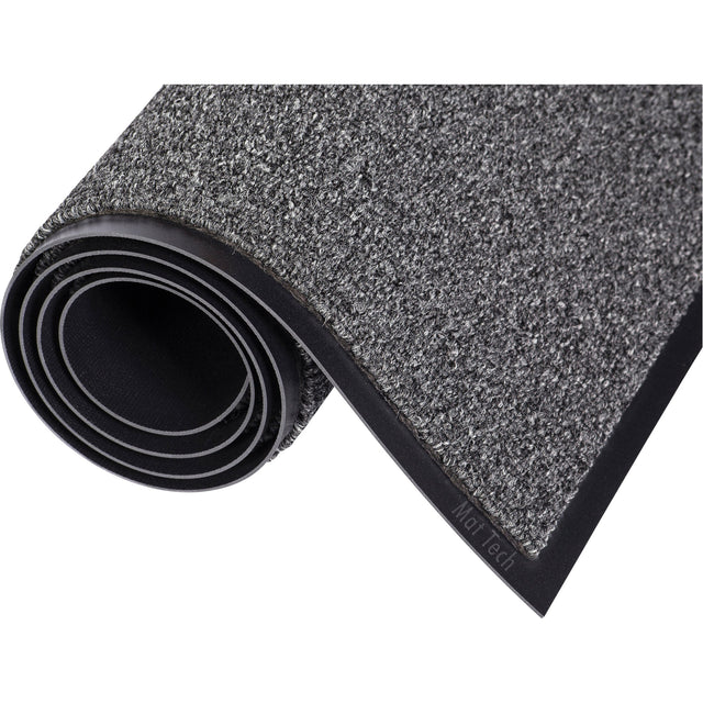 Mat Tech Walk-A-Way Mat, Wiper, Charcoal