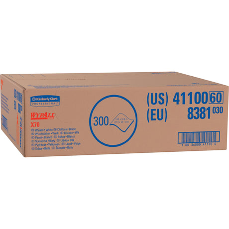 Kimberly-Clark X70 Wipers, Heavy-Duty, 16-3/5" L x 15" W