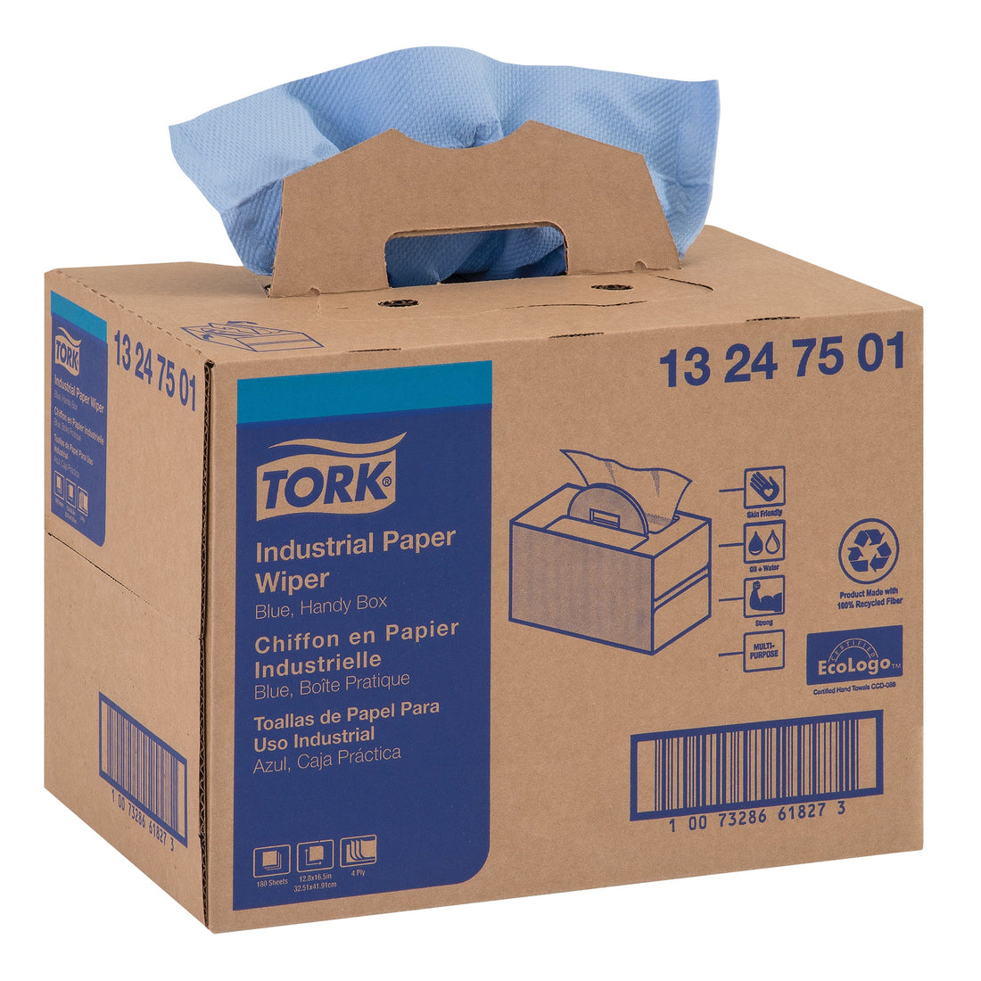 Tork Advanced Handy-Box Wipers, All-Purpose, 16-1/2" L x 12-4/5" W