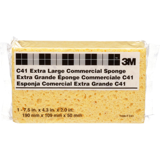 3M Commercial Size Sponge, Cellulose, 4-1/2" W x 7-1/2" L