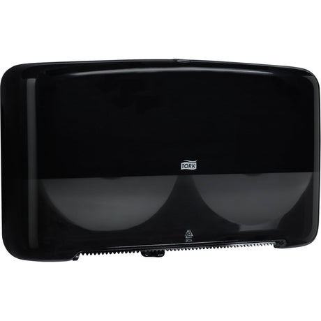 Tork Twin Mini Jumbo Toilet Paper Dispenser, Multiple Roll Capacity