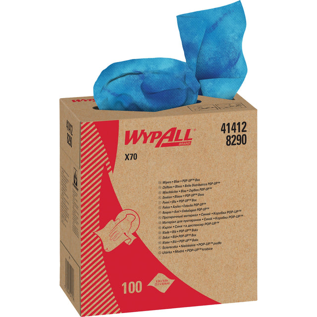 Kimberly-Clark WypAll® X70 Premium Industrial Cloths, Heavy-Duty, 16-4/5" L x 8-1/3" W