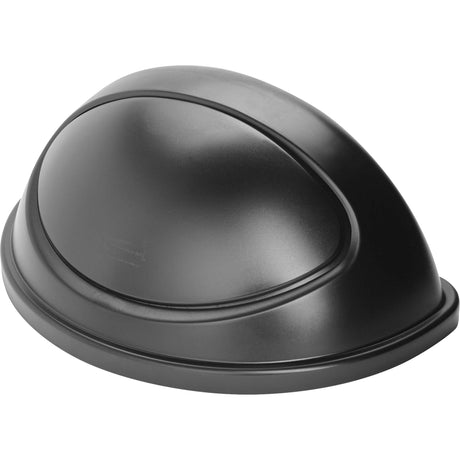 Rubbermaid Untouchable® Containers, Half Round Lid, Plastic/Polyethylene, Fits Container Size: 21-5/16" x 21-1/3"