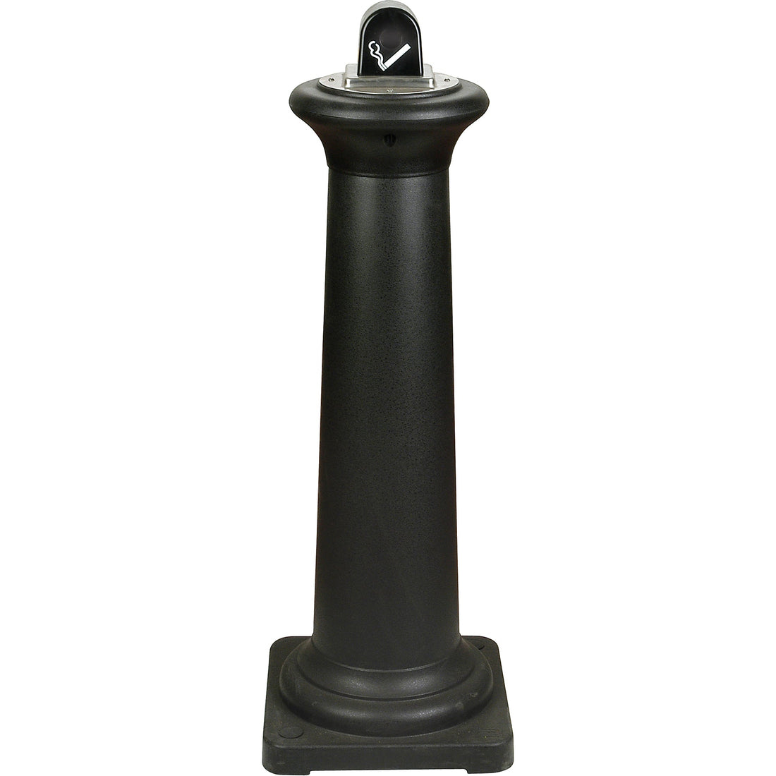 Rubbermaid Groundskeeper Tuscan™ Cigarette Waste Collector, Free-Standing, Metal, 1 US gal. Capacity, 38-1/2" Height