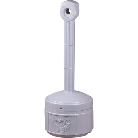 Justrite Smoker’s Cease-Fire Cigarette Butt Receptacle, Free-Standing, Plastic