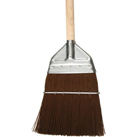 Felton Brushes Railway & Track Broom, Wood Handle, Polypropylene Bristles, 56" L