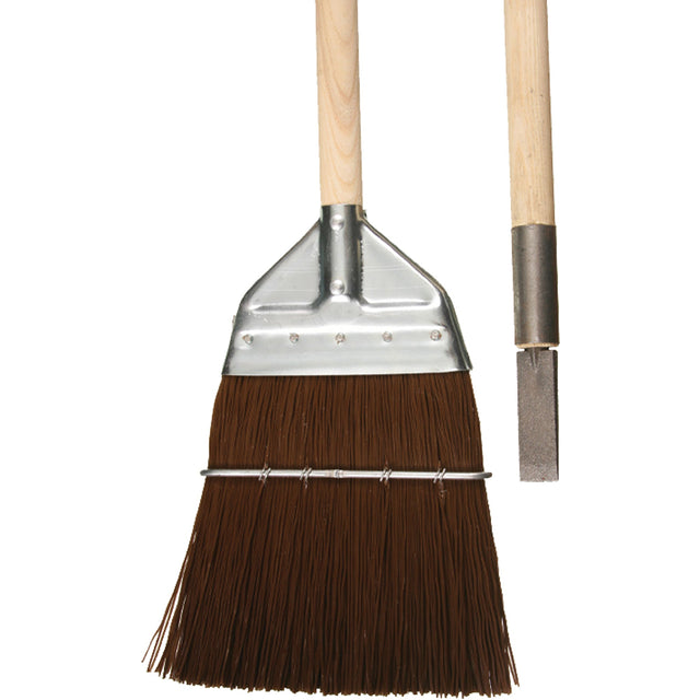 Felton Brushes Railway & Track Broom with Chisel, Wood Handle, Polypropylene Bristles, 56" L