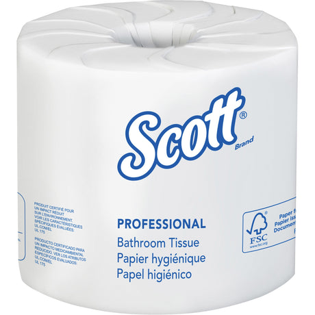 Kimberly-Clark Scott® Essential Toilet Paper, 2 Ply, 506 Sheets/Roll, 169' Length, White