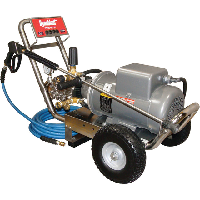 Dynablast Equipment Hot & Cold Water Pressure Washer with Time Delay Shutdown, Electric, 500 psi, 4 GPM