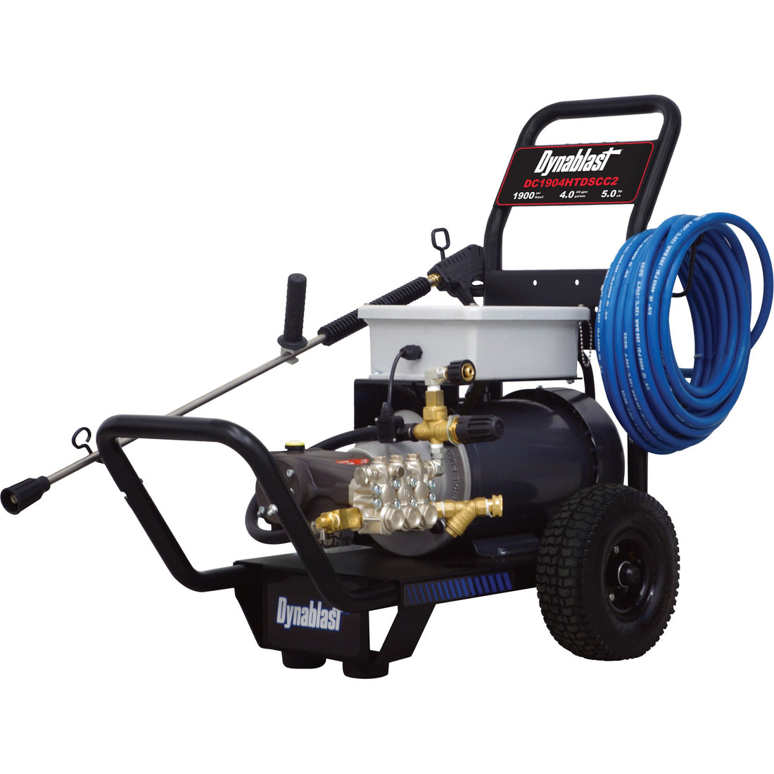 Dynablast Equipment Hot & Cold Water Pressure Washer with Time Delay Shutdown, Electric, 1900 PSI, 4 GPM