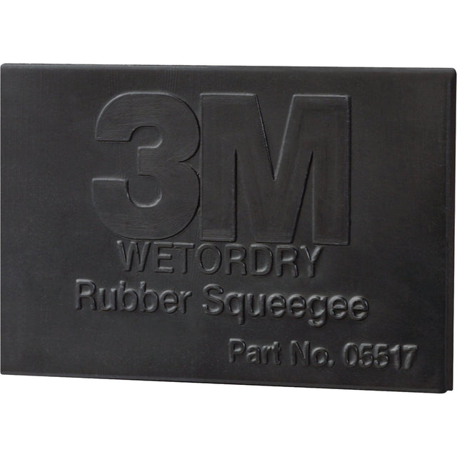 3M Wetordry™ Rubber Squeegee, 3", Rubber