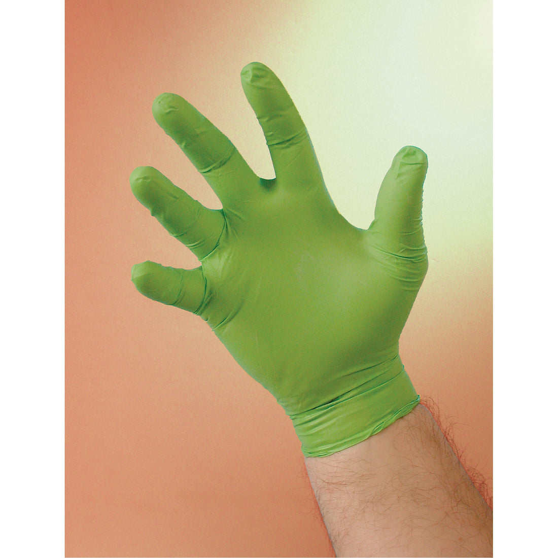 Showa N-Dex Gloves, Nitrile, 4-mil, Powder-Free, Green