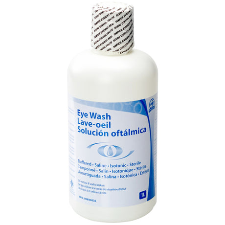 WASIP Eyewash Station Accessories - Eyewash Solution, 32 oz.