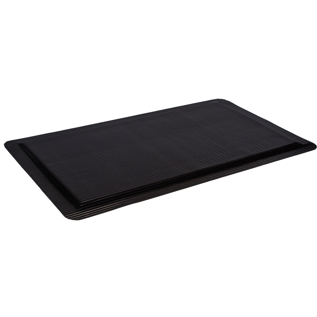 Mat Tech Ergo-Ease™ Mats, Ribbed, 2' x 3' x 7/8", Black, Rubber/Sponge