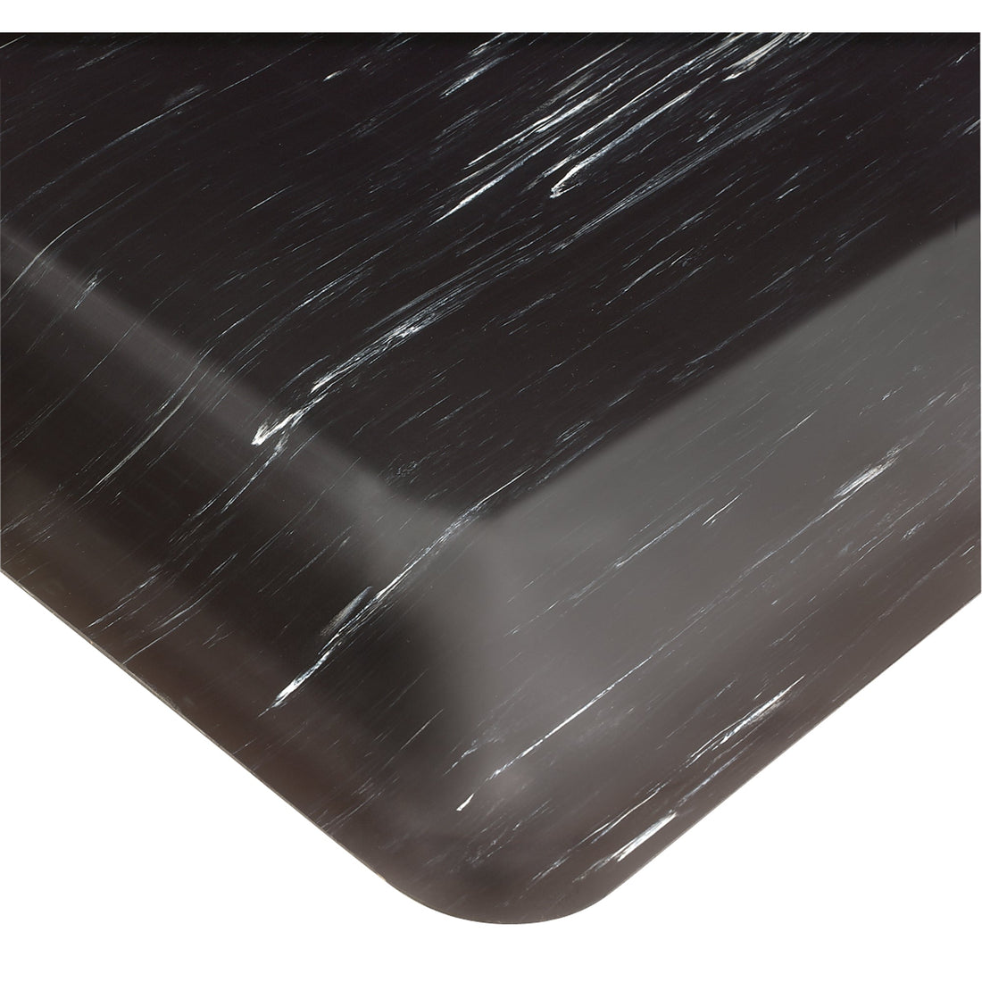 Wearwell UltraSoft Tile-Top AM No. 419 Anti-Microbial Mats, Smooth, 2' x 3' x 7/8", Black, PVC Sponge