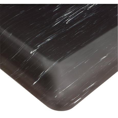 Wearwell UltraSoft Tile-Top AM No. 419 Anti-Microbial Mats, Smooth, 2' x 3' x 7/8", Black, PVC Sponge