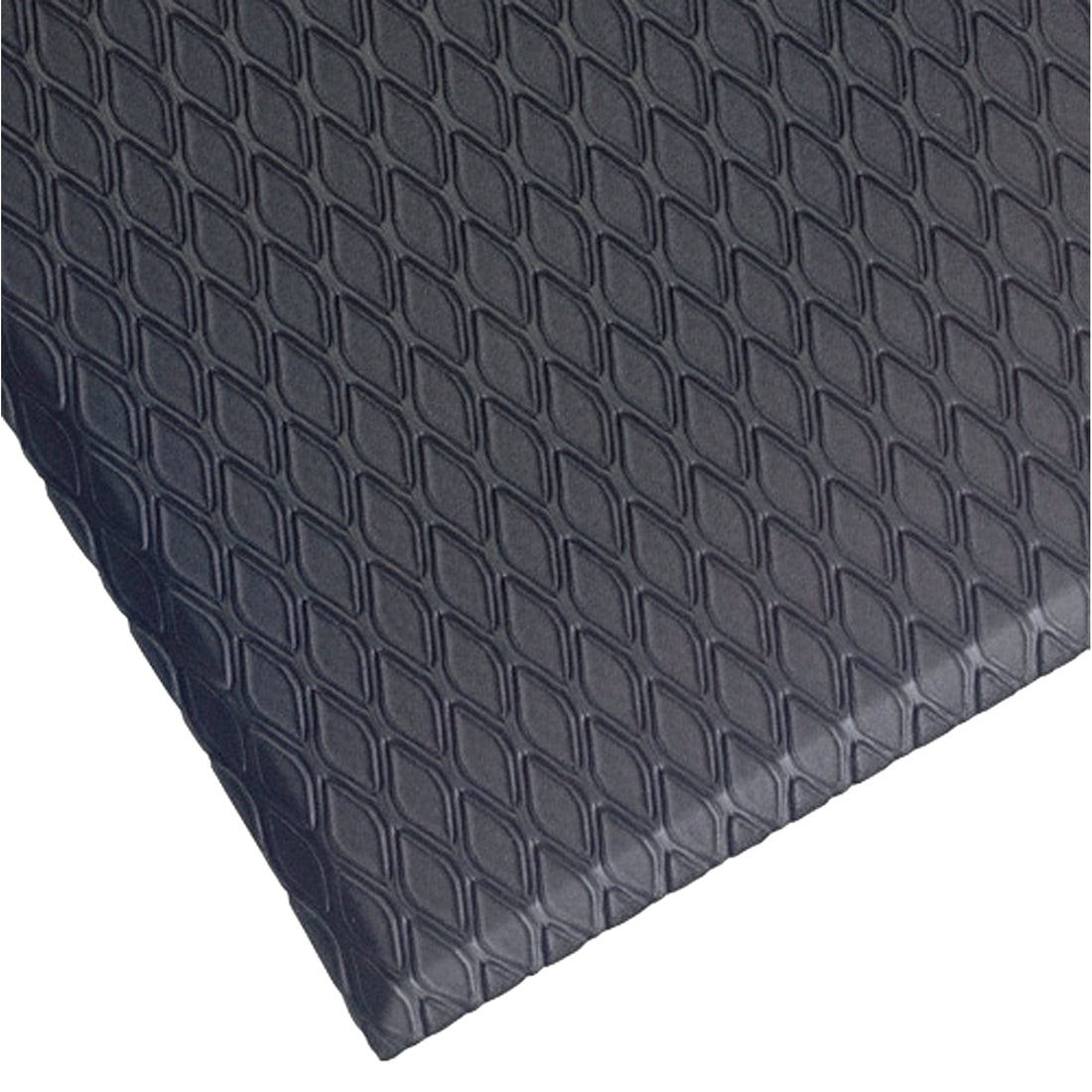 M+A Matting Cushion Select Mat, Diamond, Charcoal, Nitrile/PVC