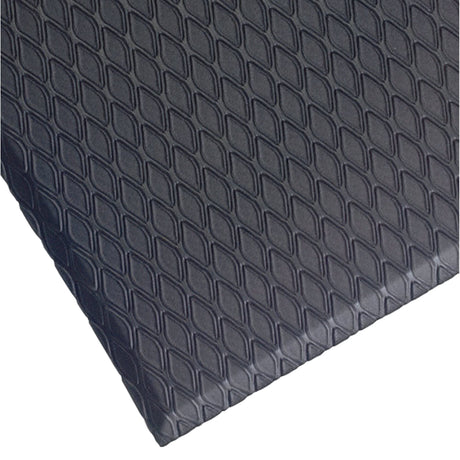 M+A Matting Cushion Select Mat, Diamond, Charcoal, Nitrile/PVC