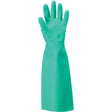 Ansell Solvex 37-185 Gloves, 18" L, Nitrile, 22-mil