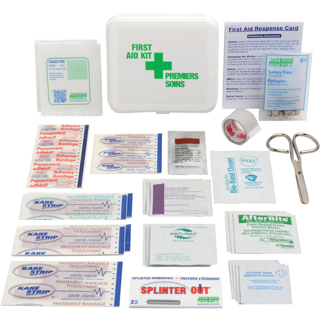 Safecross Promotional First Aid Kits, Class 1 Medical Device, Plastic Box