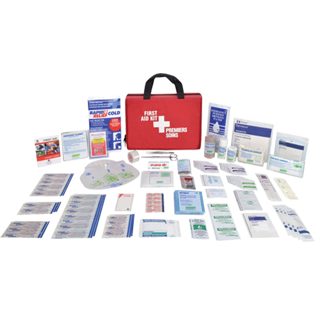 Safecross Briefcase First Aid Kits, Class 1 Medical Device, Nylon Bag