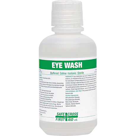 Safecross Eyewash Solution, Full Bottle