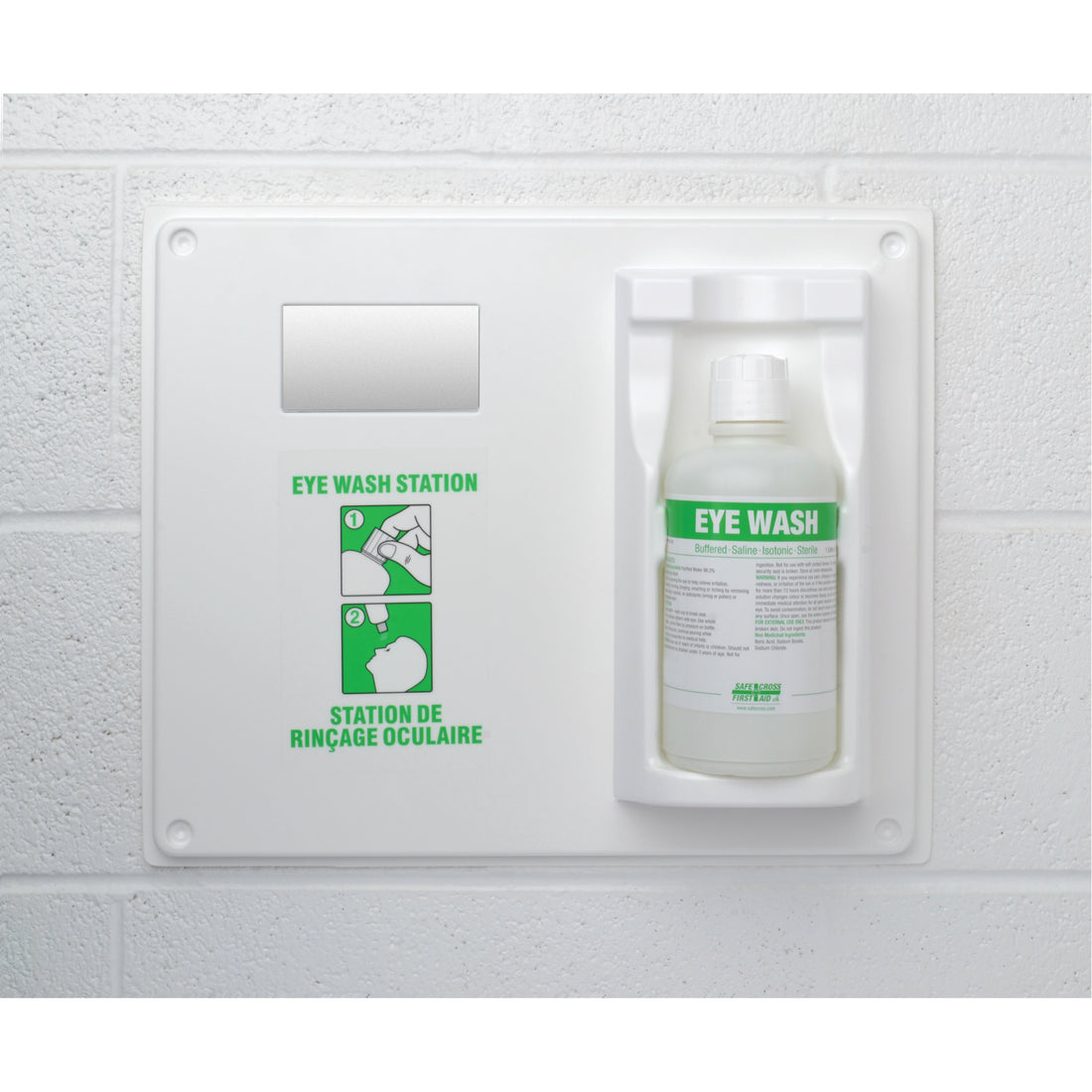 Safecross Eyewash Station and Solution