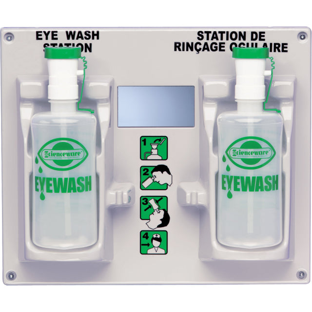 Safecross Eyewash Station and Bottle