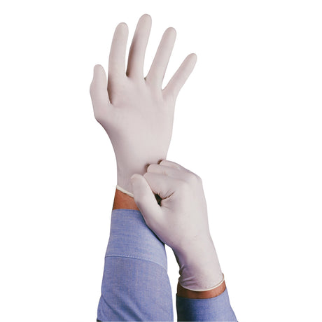 Ansell TouchNTuff 69-210 Gloves, Latex, 5-mil, Powder-Free, Natural