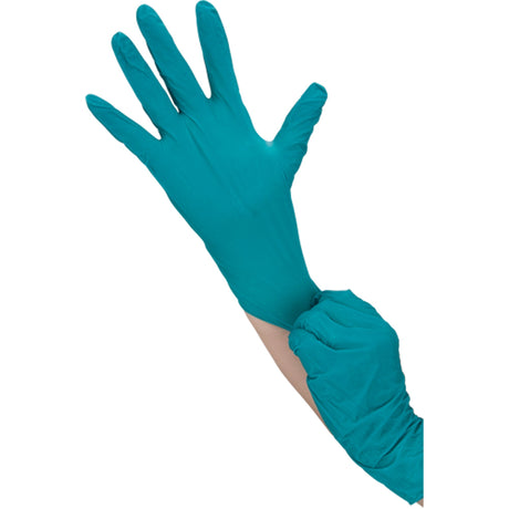 Ansell TouchNTuff Gloves, Nitrile, 5-mil, Powdered, Green